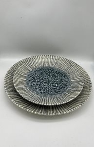 סט איריס כחול עקרית 27" מזנון 21"