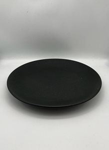 צלחת שחורה 24"