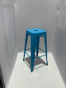 כסא בר דורתי כחול ללא משענת