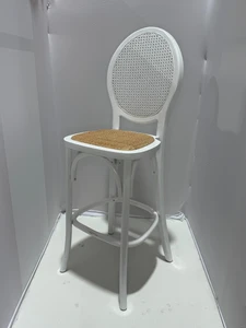 כסא בר לואי לבן