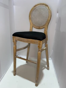 כסא בר רומא מושב שחור