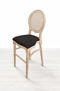 כסא בר רומא מושב שחור