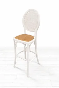 כסא בר לואי לבן