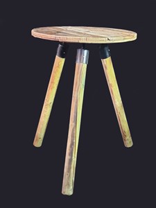 שולחן בר תוף קוטר 0.80