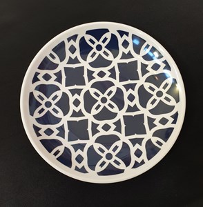 צלחת מלמין דגם מיוזיק גודל 15 ס"מ