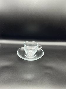 ספל אספרסו זכוכית-ללא תחתית