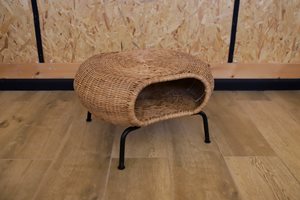 שולחן קש נמוך קוטר 0.60