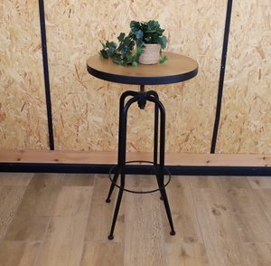 שולחן בר עגול מסתובב 0.60