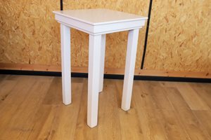 שולחן בר לבן 70/70