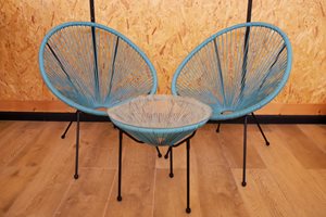 פינת ישיבה חוטים טורקיז-קומפלט